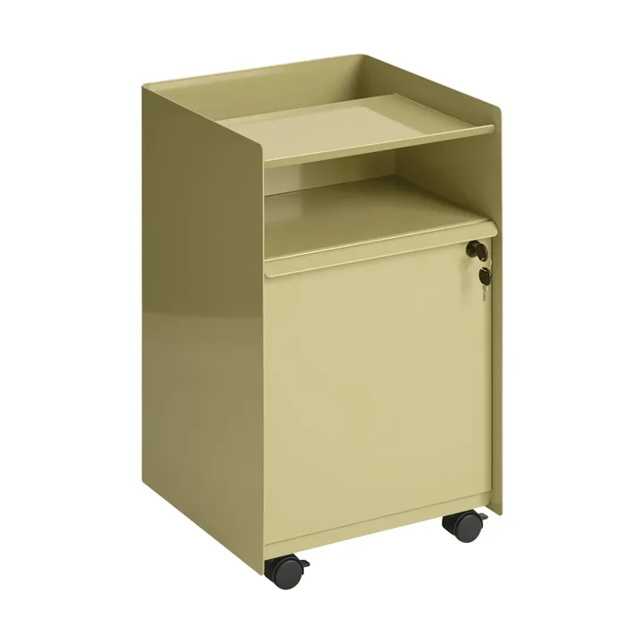 Folded Trolley rullavaunu kaapilla - Dark beige green - Muuto