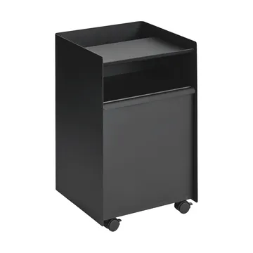 Folded Trolley rullavaunu laatikolla - Black - Muuto