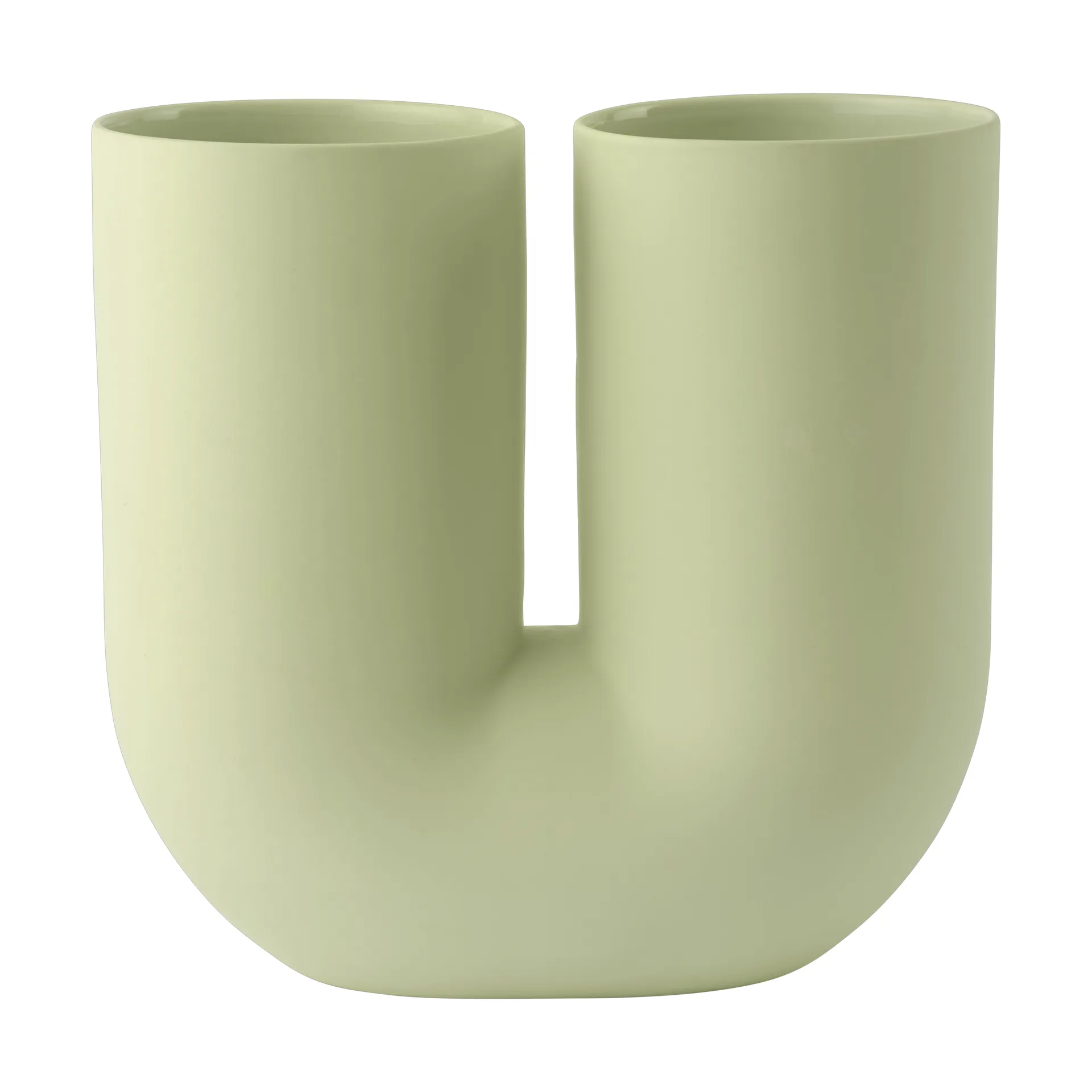 Kink maljakko 26 cm, Light green Muuto