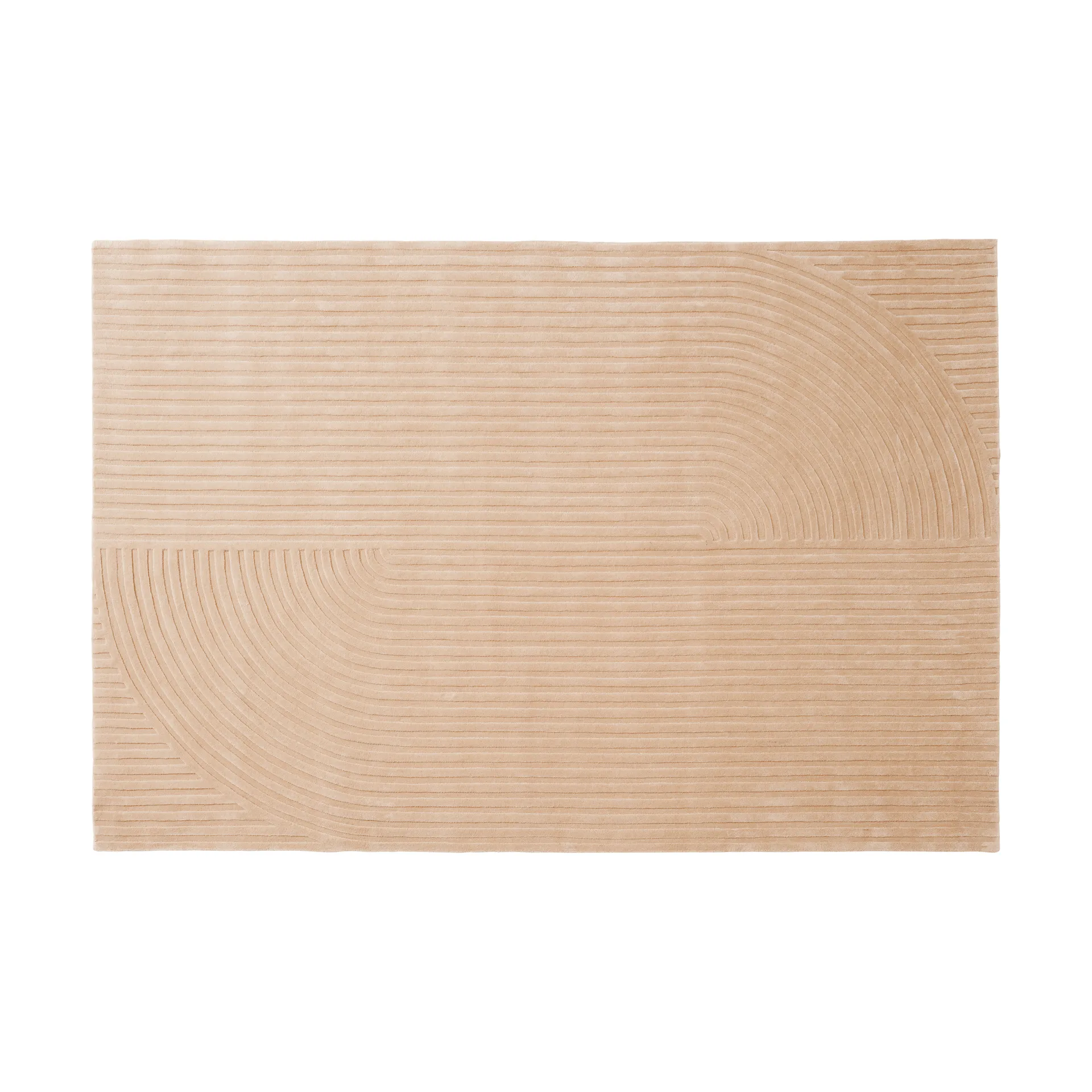 Muuto Relevo Rug Quattro villamatto Light rose, 200x300 cm