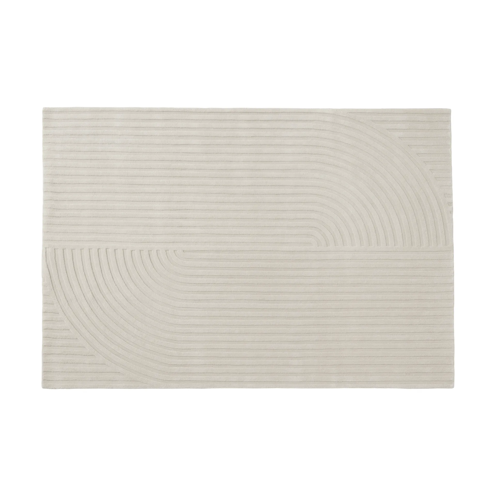Relevo Rug Quattro villamatto, Off white, 170x240 cm Muuto