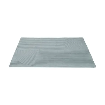 Relevo Rug Quattro villamatto - Sage green, 170x240 cm - Muuto