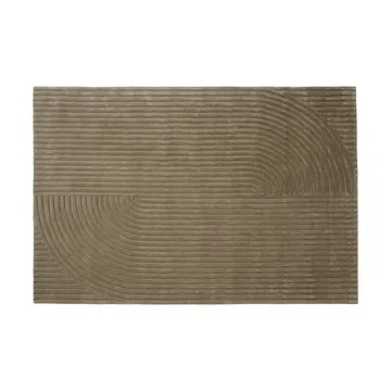 Relevo Rug Quattro villamatto - Taupe, 200x300 cm - Muuto