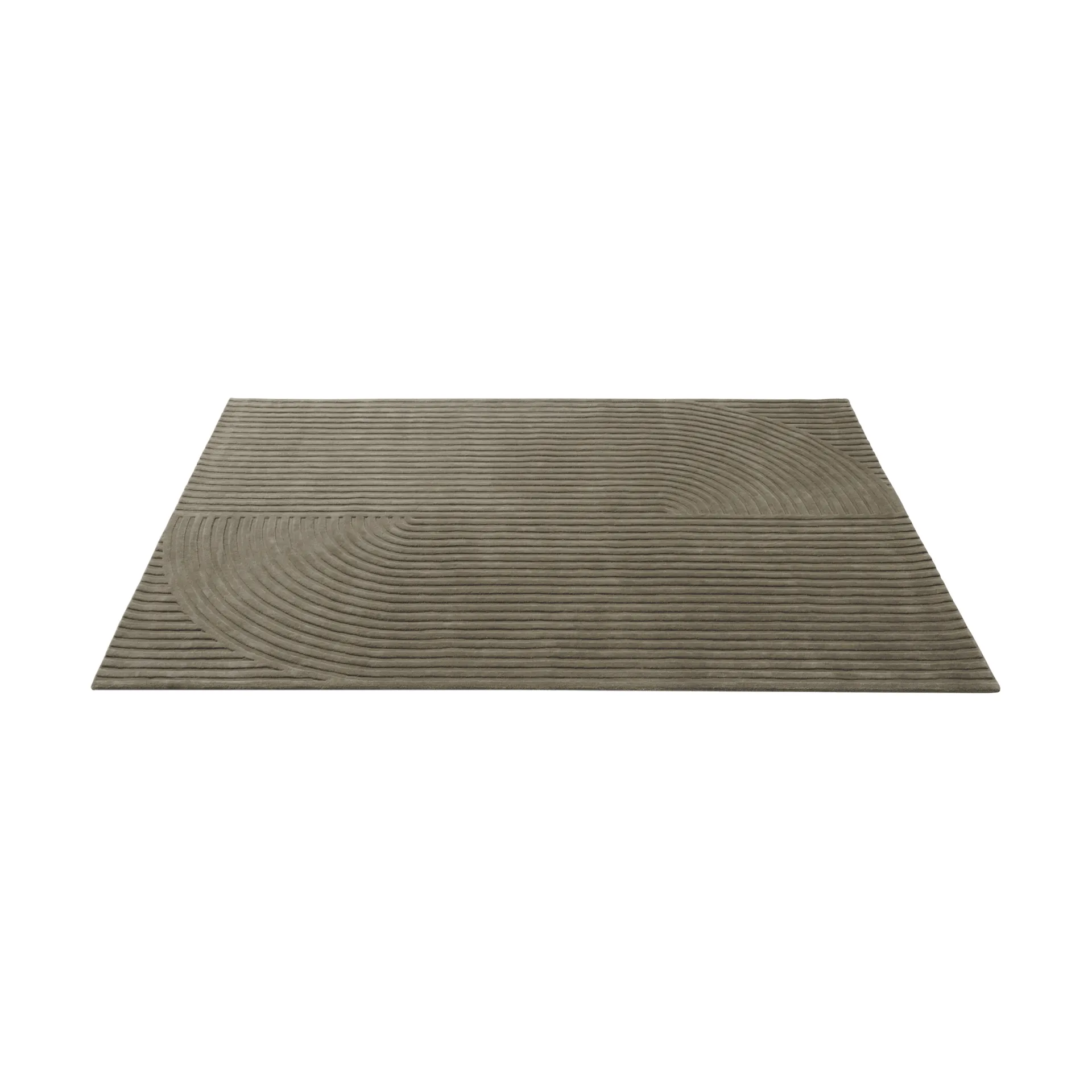 Relevo Rug Quattro villamatto, Taupe, 200x300 cm Muuto