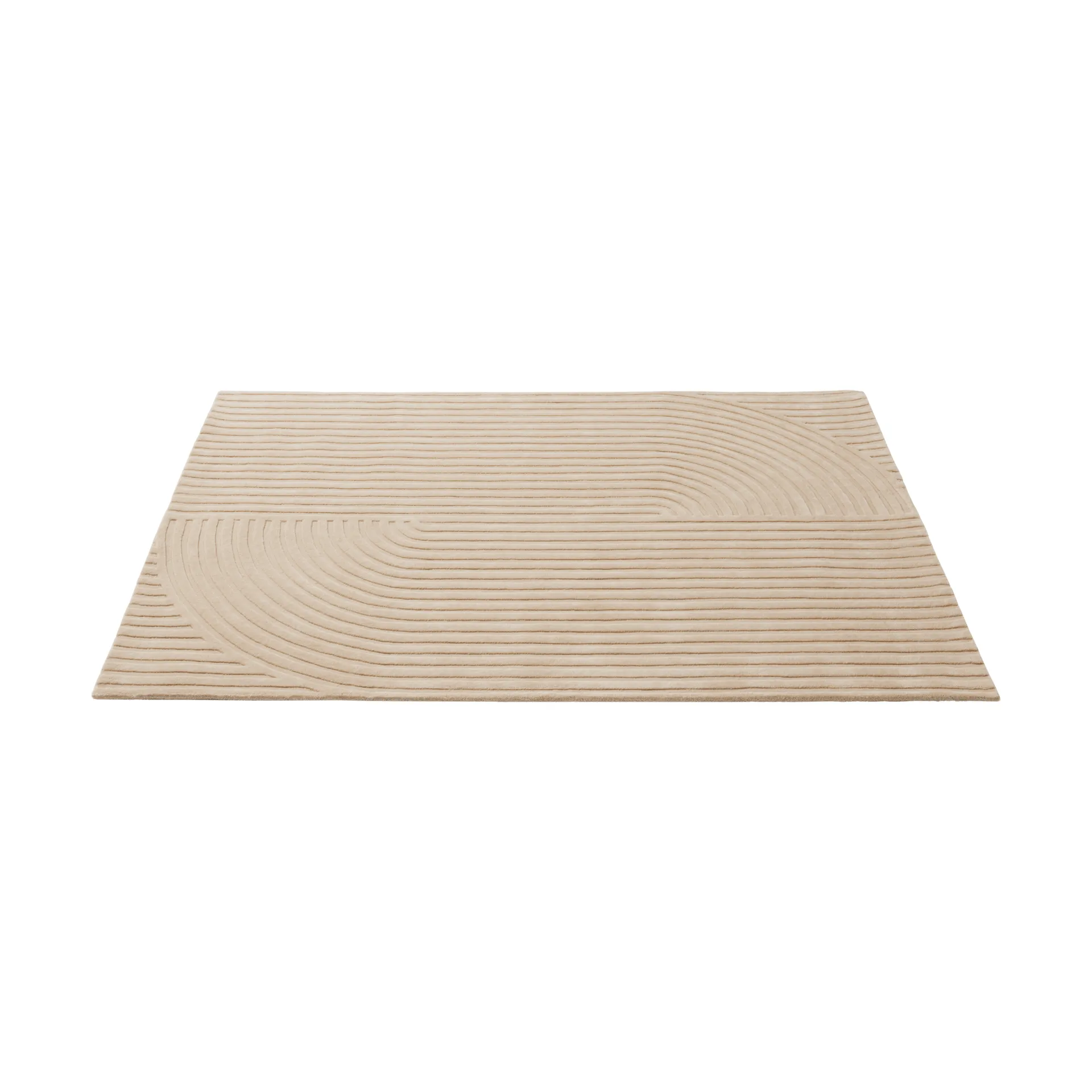 Relevo Rug Quattro villamatto, Vaalea roosa, 170x240 cm Muuto