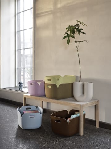 Restore säilytyskori - Brown Green - Muuto