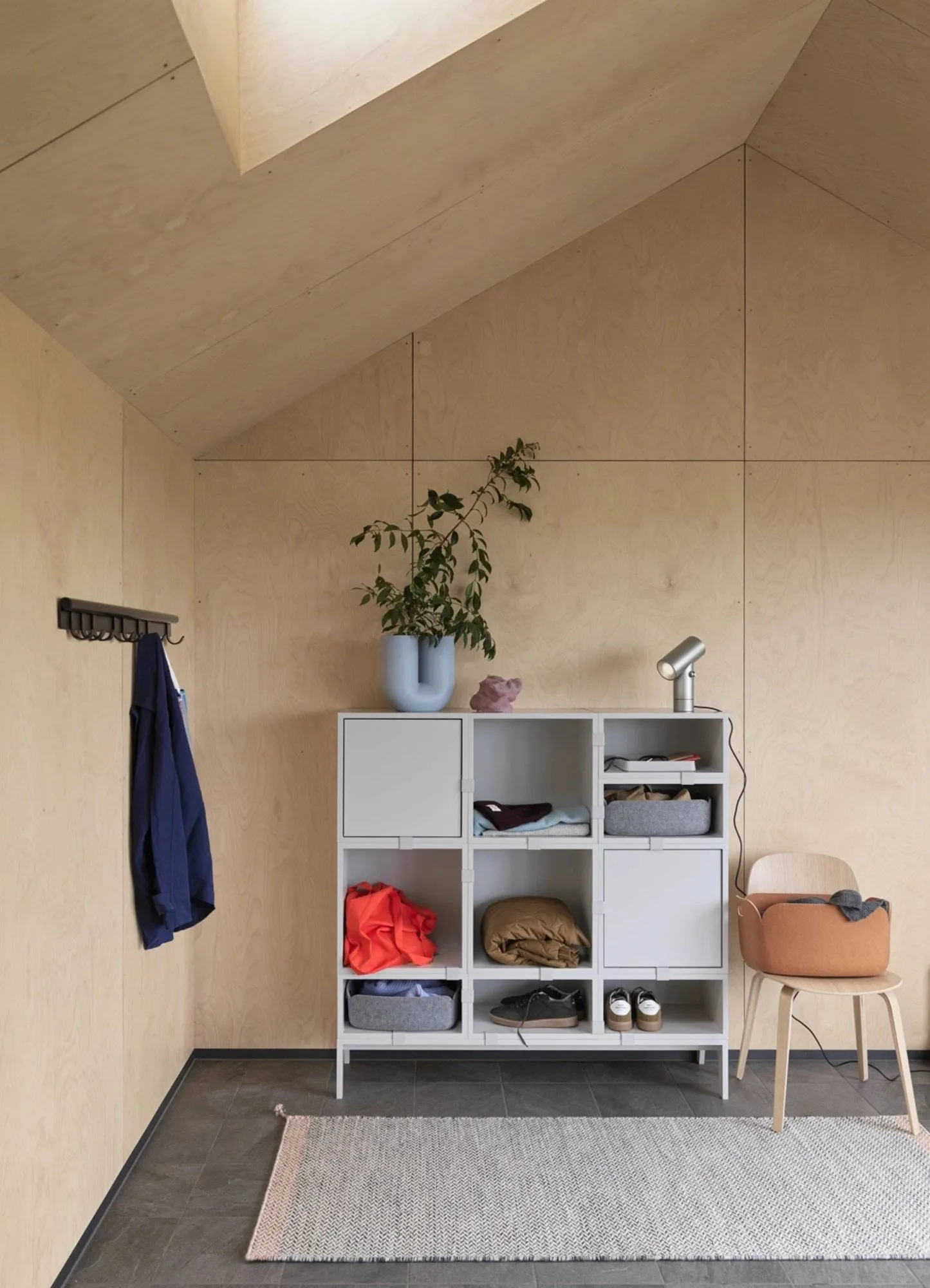Restore säilytyskori, Vaaleanharmaa Muuto