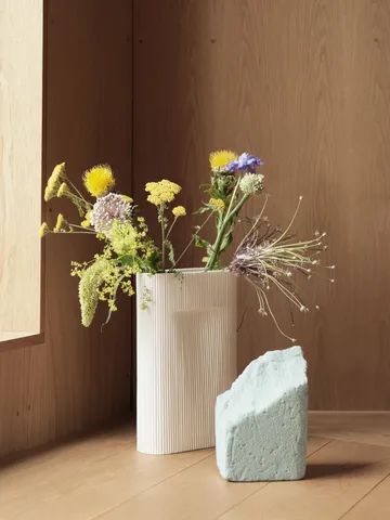 Ridge maljakko 35 cm - Off white - Muuto
