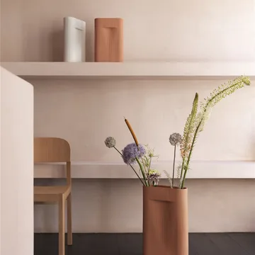 Ridge maljakko 35 cm - Terracotta - Muuto