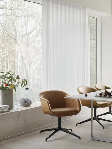 Ridge maljakko huurrettu lasi 35 cm - Vaaleanoranssi - Muuto