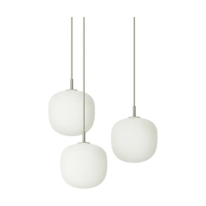 Rime Pendant Cluster 3 riippuvalaisin - Harmaa, Ø18 cm - Muuto