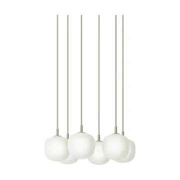 Rime Pendant Cluster 6 riippuvalaisin - Harmaa, Ø12 cm - Muuto