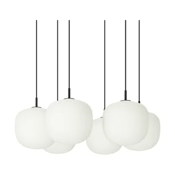 Rime Pendant Cluster 6 riipuslamppu - Black, Ø25 cm - Muuto