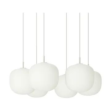 Rime Pendant Cluster 6 riipuslamppu - White, Ø25 cm - Muuto