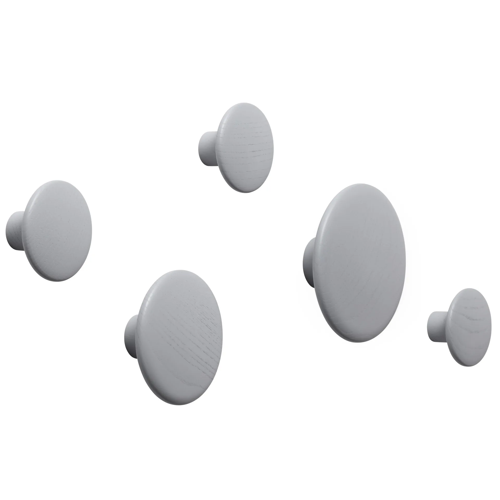 The Dots ripustin harmaa, Ø13 cm Muuto