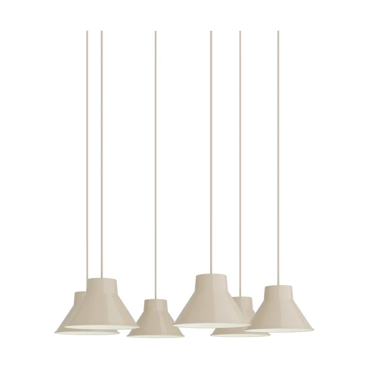 Top Pendant Cluster 6 riippuvalaisin - Hiekka, Ø21 cm - Muuto