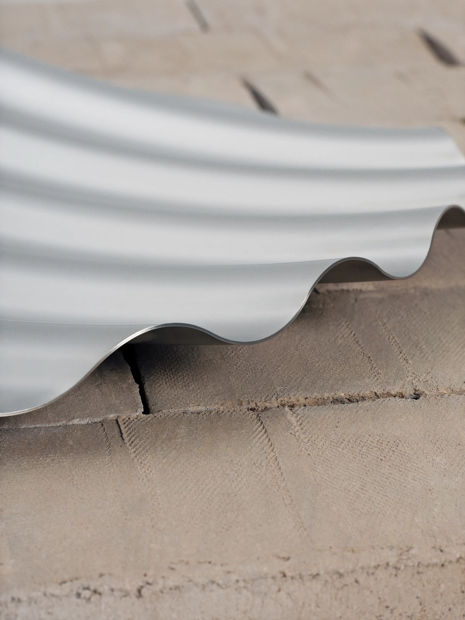 Wave tarjotin Ø 50 cm, Ruostumaton teräs Muuto