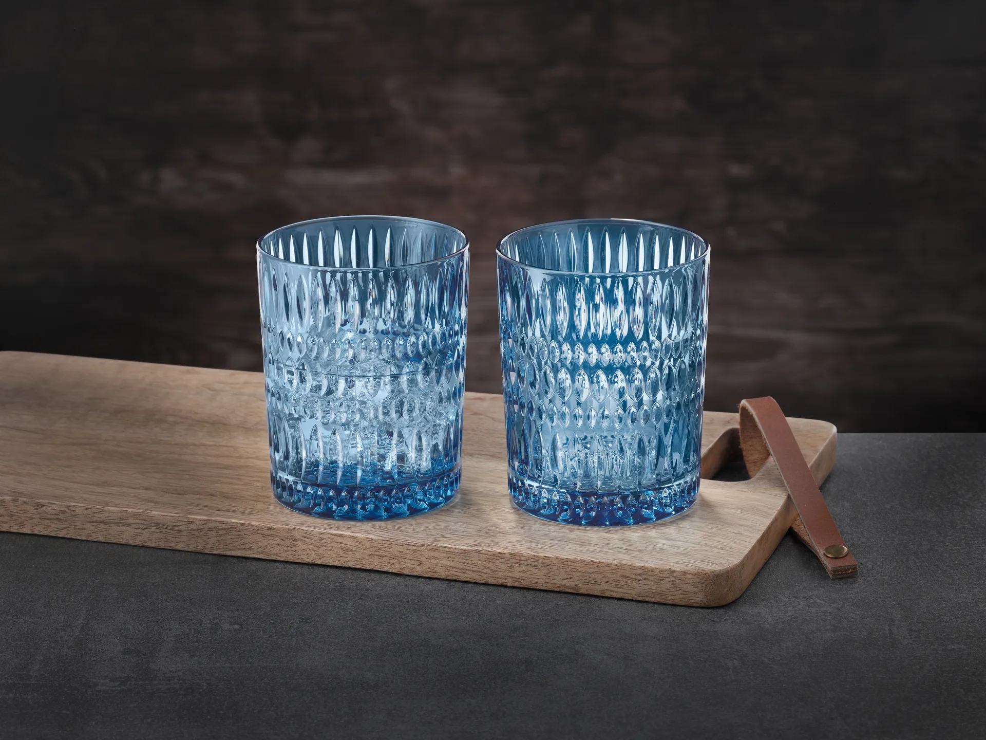 Ethno juomalasit 30,4 cl 2 kpl, Vintage blue Nachtmann