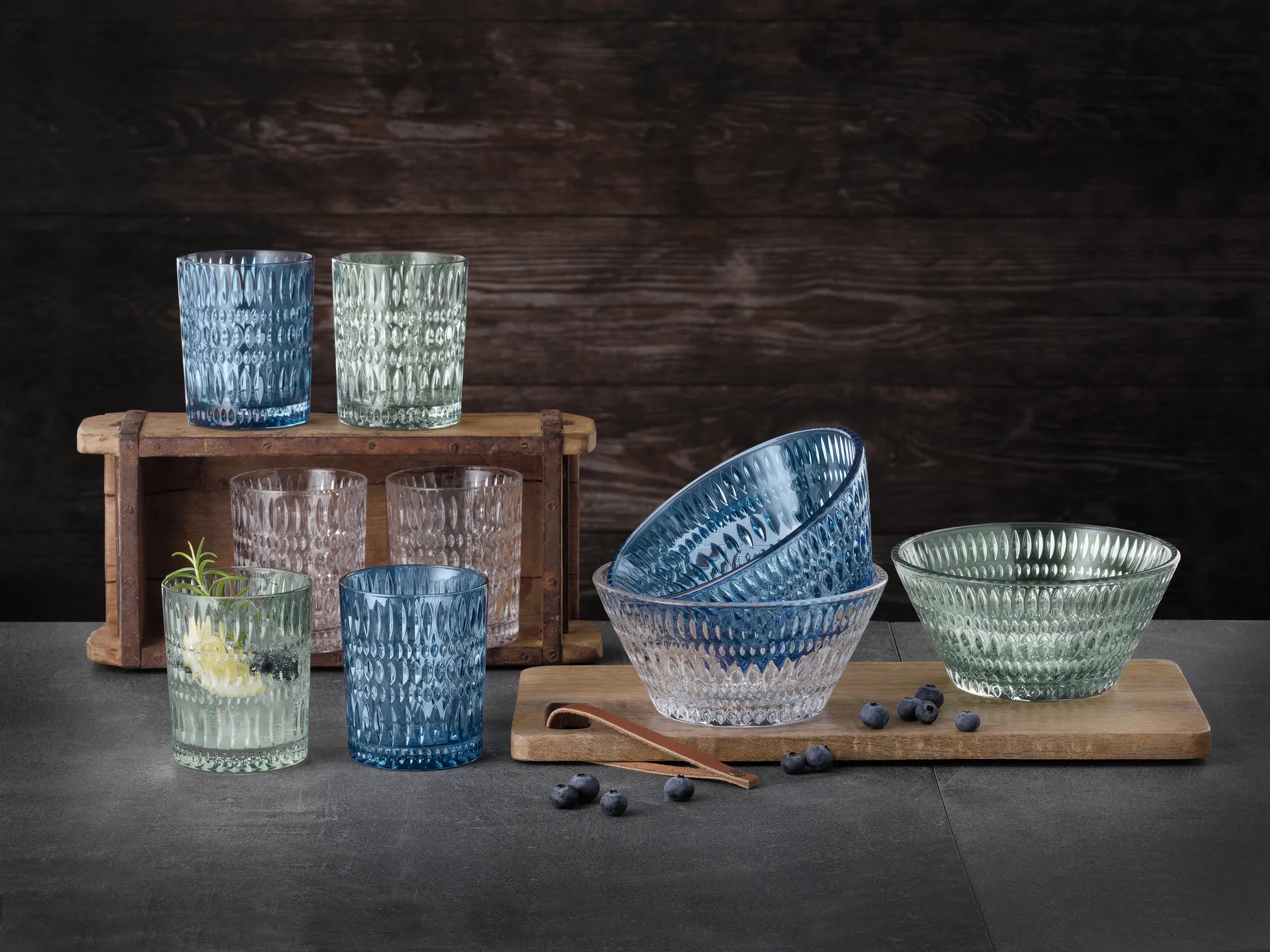 Ethno kulho Ø16,5 cm, Vintage blue Nachtmann