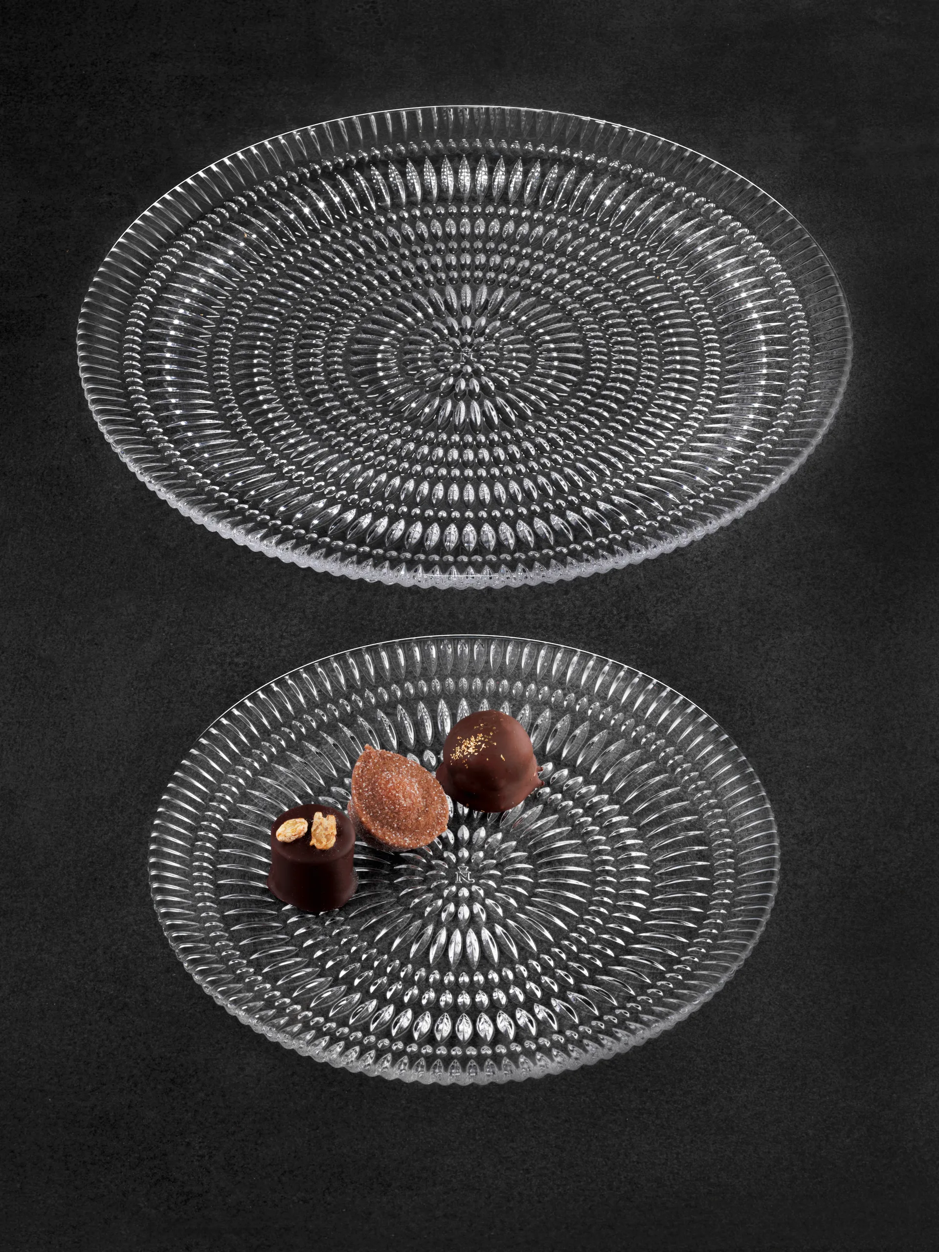 Ethno lautanen, 2-pack, kristallilasi, Ø32 cm Nachtmann