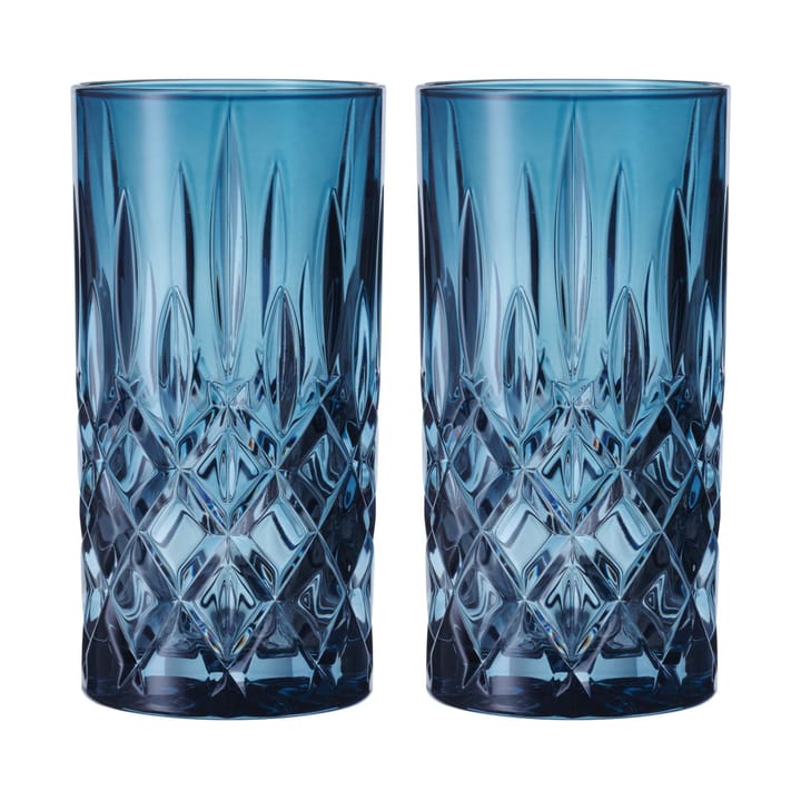 Noblesse Longdrink-lasi 39,5 cl 2-pack, Vintage blue Nachtmann