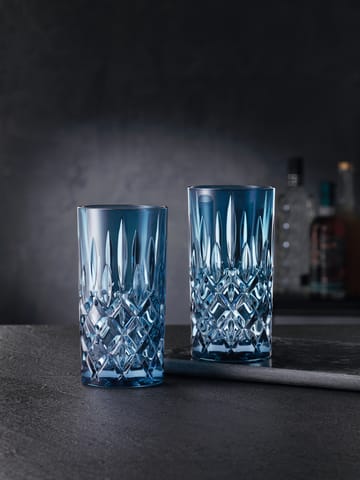Noblesse Longdrink-lasi 39,5 cl 2-pack - Vintage blue - Nachtmann