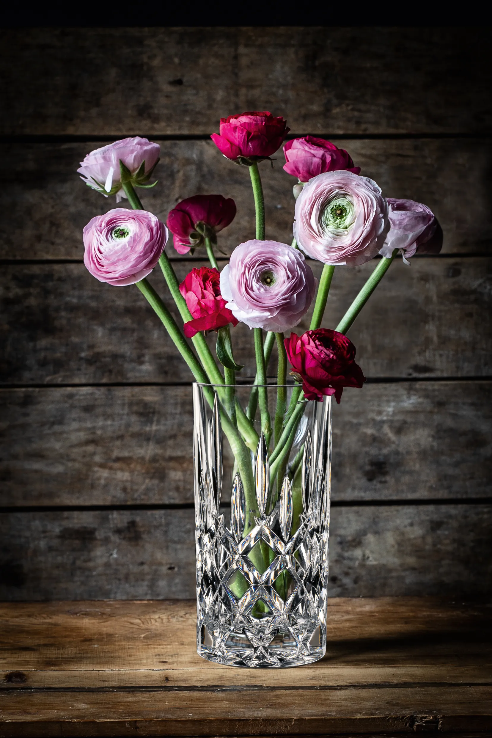 Noblesse maljakko, Kristallilasi, 23 cm Nachtmann