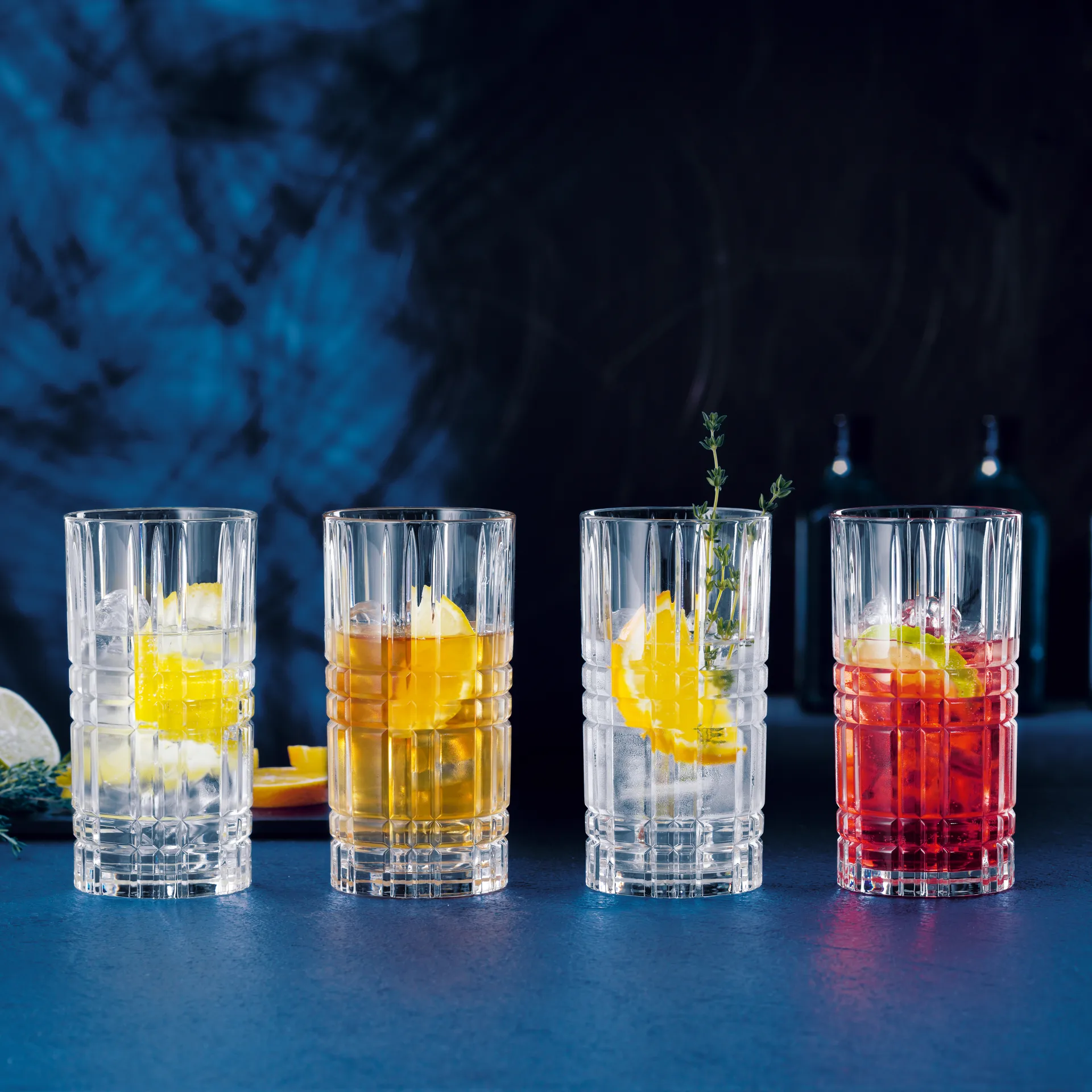 Square-longdrink-lasi 4-pack, 44 cl Nachtmann