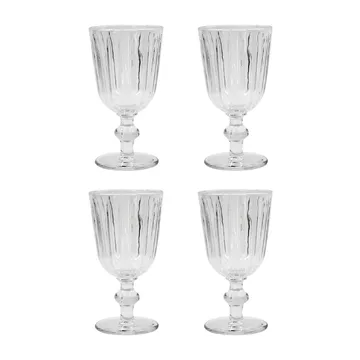 Groove viinilasi 24 cl 4-pakkaus - Kirkas - Nicolas Vahé