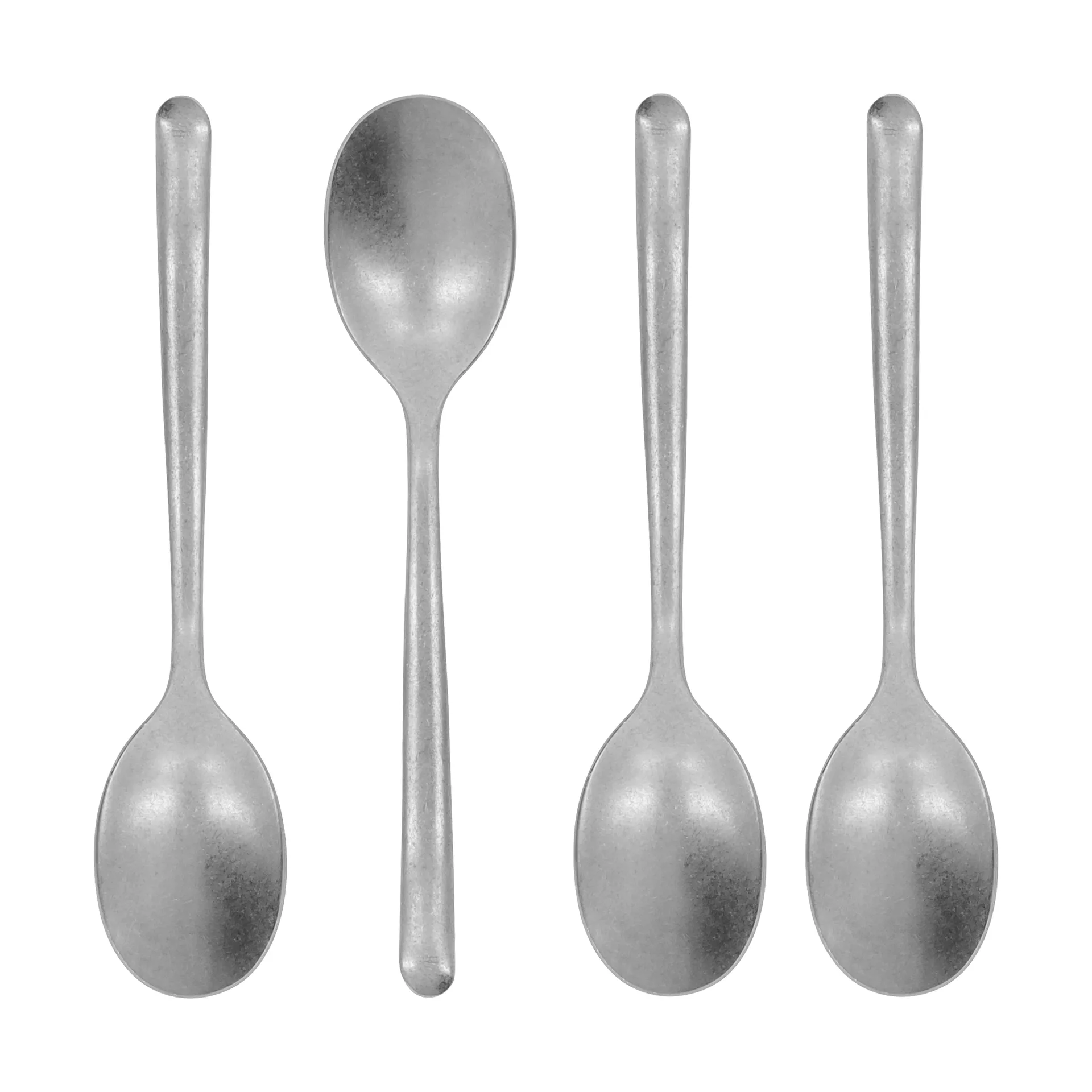 Nicolas Vahé teelusikka 4-pack, Antiikkisilverviimeistely Nicolas Vahé