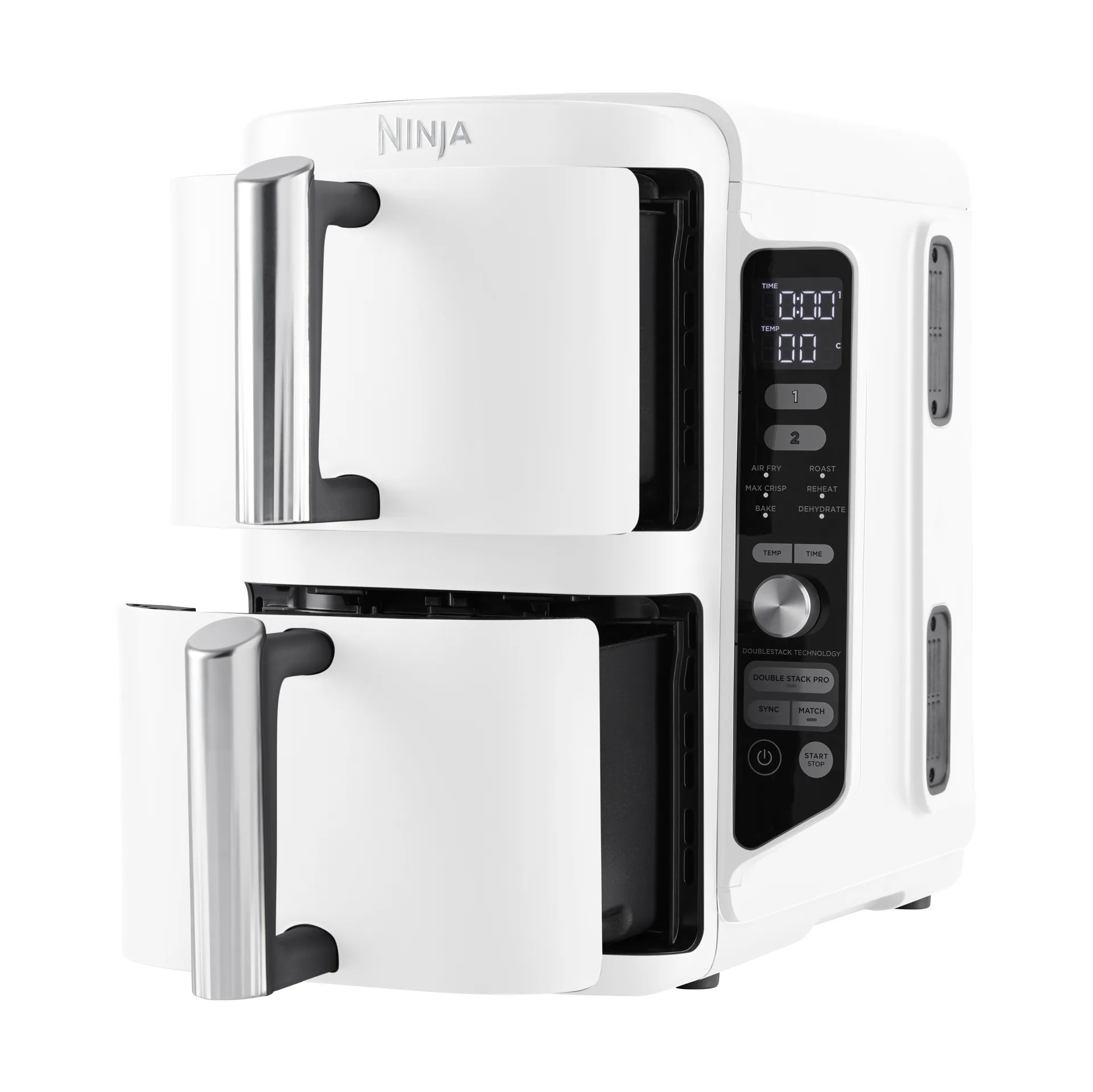 Ninja Air Fryer SL400EUWH double stack XL 2 laatikkoa 9,5 l, Valkoinen Ninja