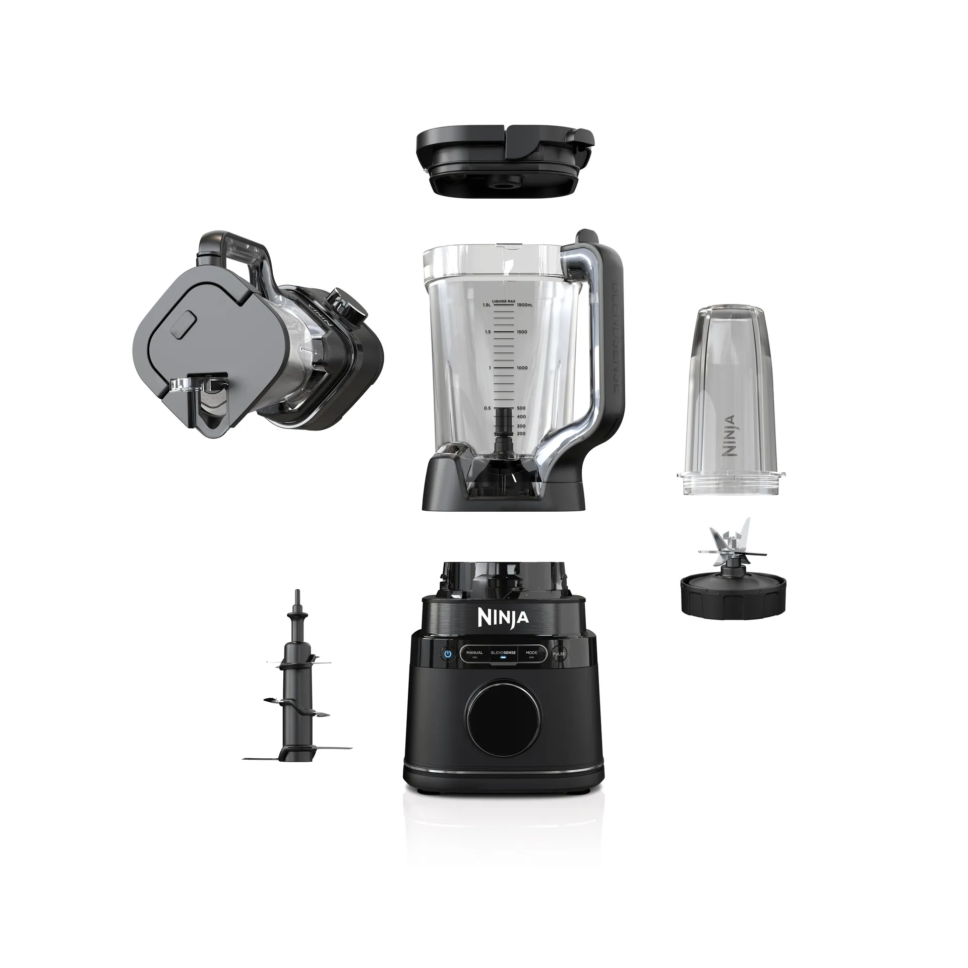 Ninja Detect TB301EU -tehosekoitin pro yksittäisannos, Musta Ninja