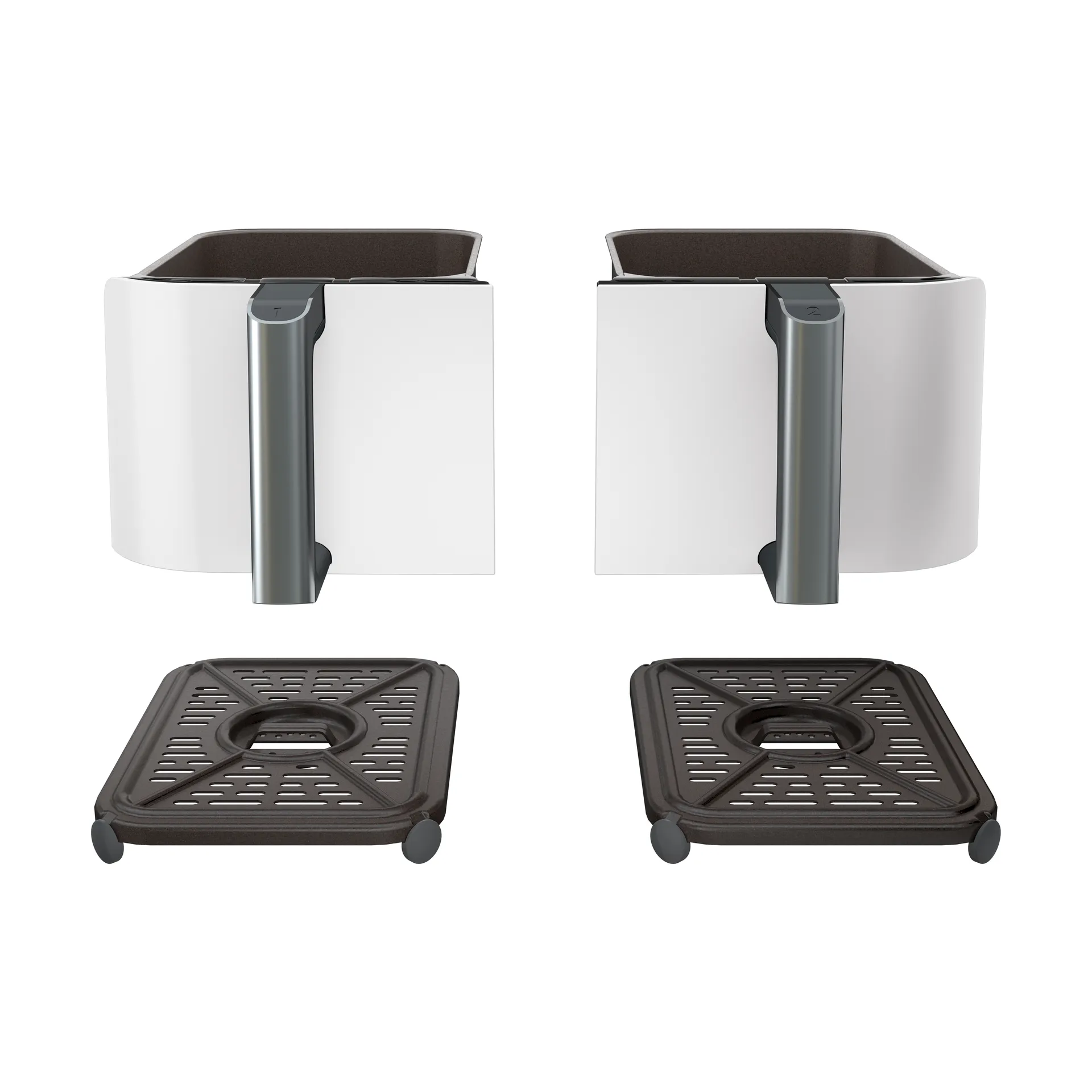 Ninja Foodi Air Fryer AF400EU Max Dual Zone 9,5 l, Valkoinen Ninja