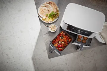 Ninja Foodi Air Fryer AF400EU Max Dual Zone 9,5 l - Valkoinen - Ninja