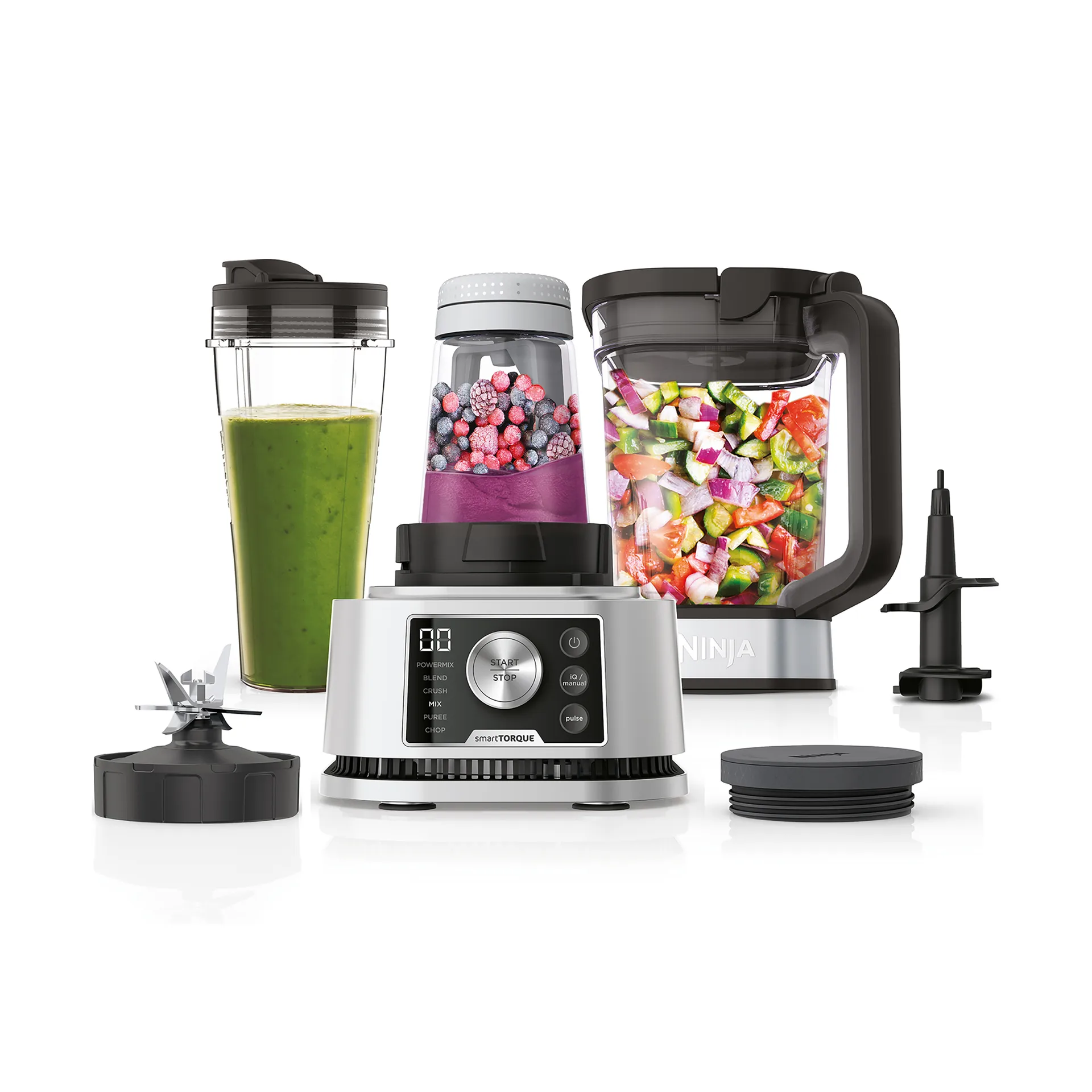 Ninja Foodi CB350 3-in-1 Power Nutri blender, Ruostumaton teräs Ninja