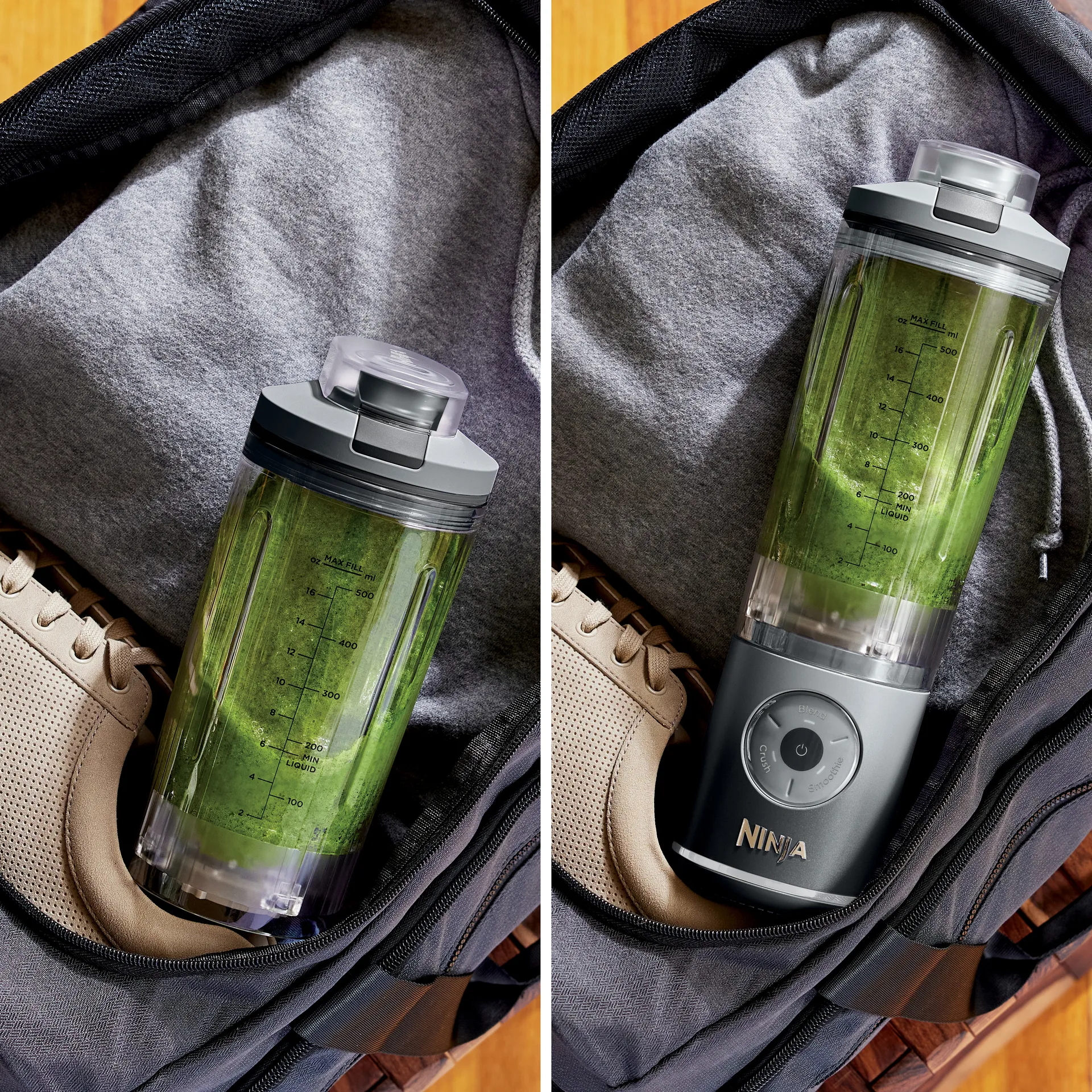 Ninja kannettava tehosekoitin Blast Max, Cool grey Ninja