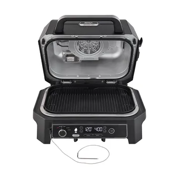 Ninja Woodfire sähkögrilli OG850EU smart cook system - Musta - Ninja