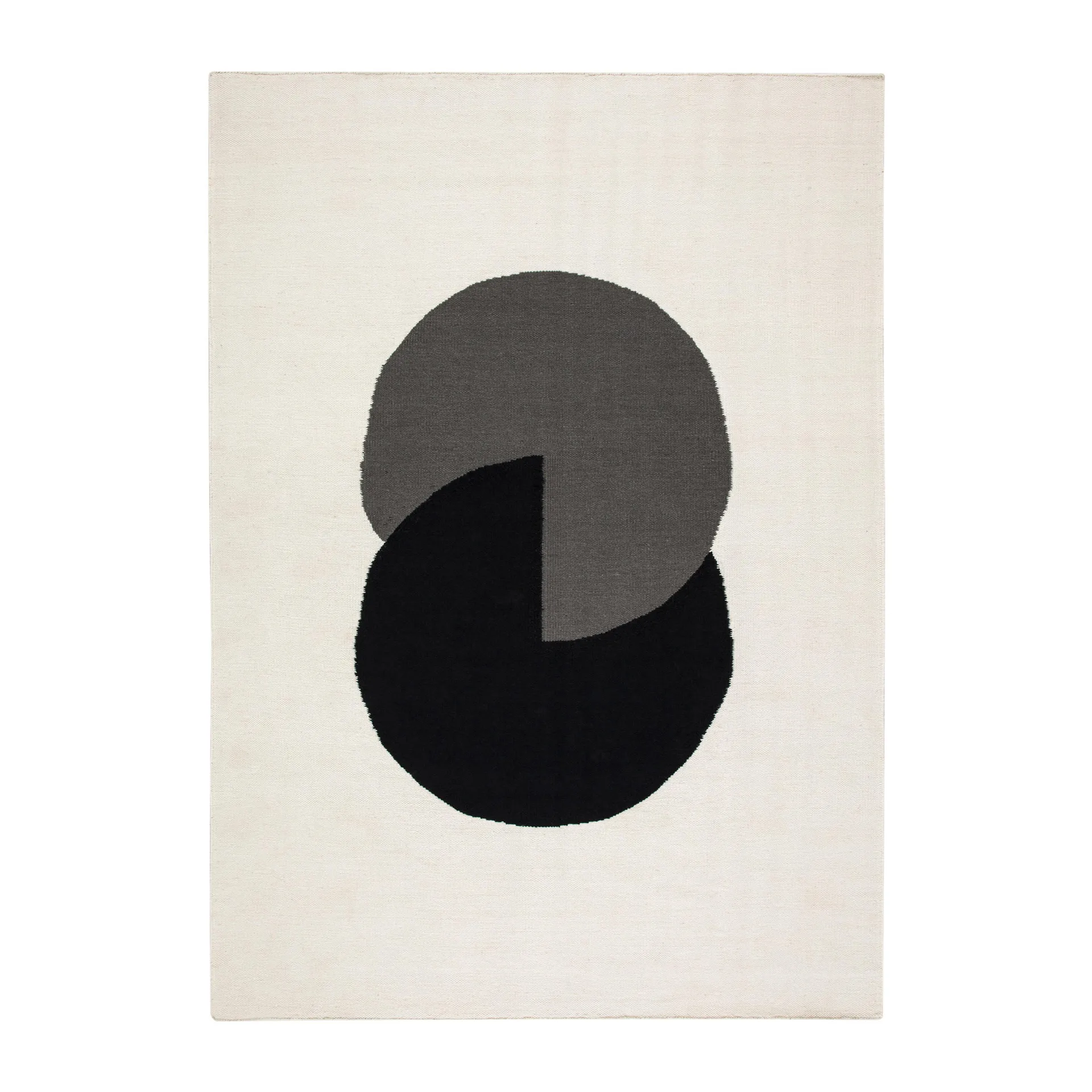 Circles blocks -kelim-matto, luonnonvalkoinen, 170x240 cm NJRD