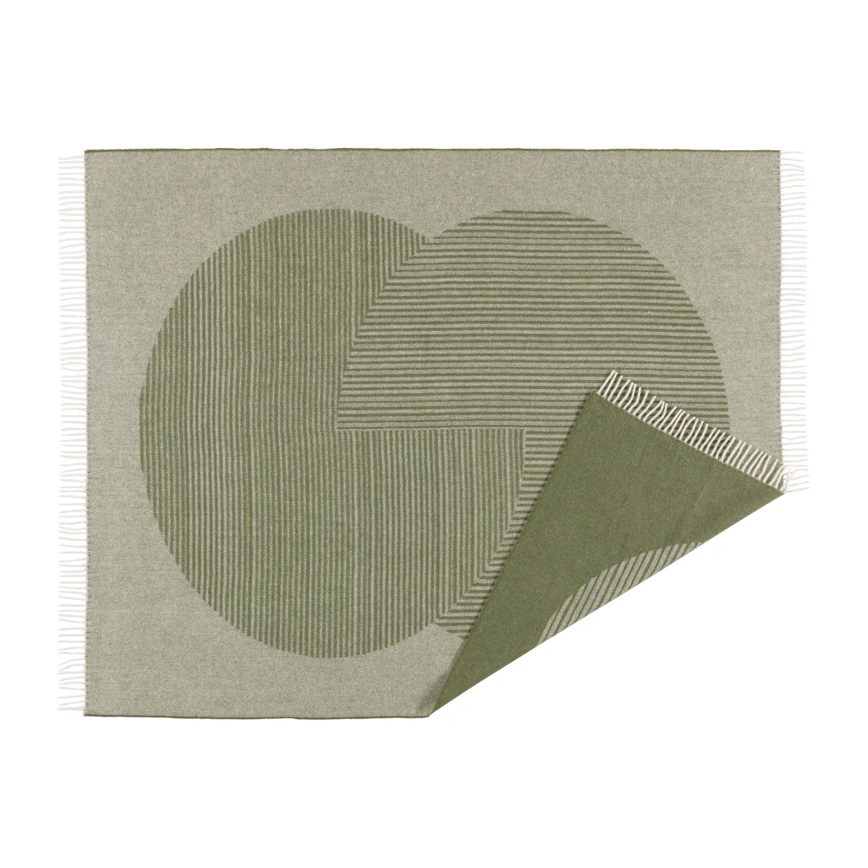 NJRD Circles villahuopa 130x185 cm Vihreä