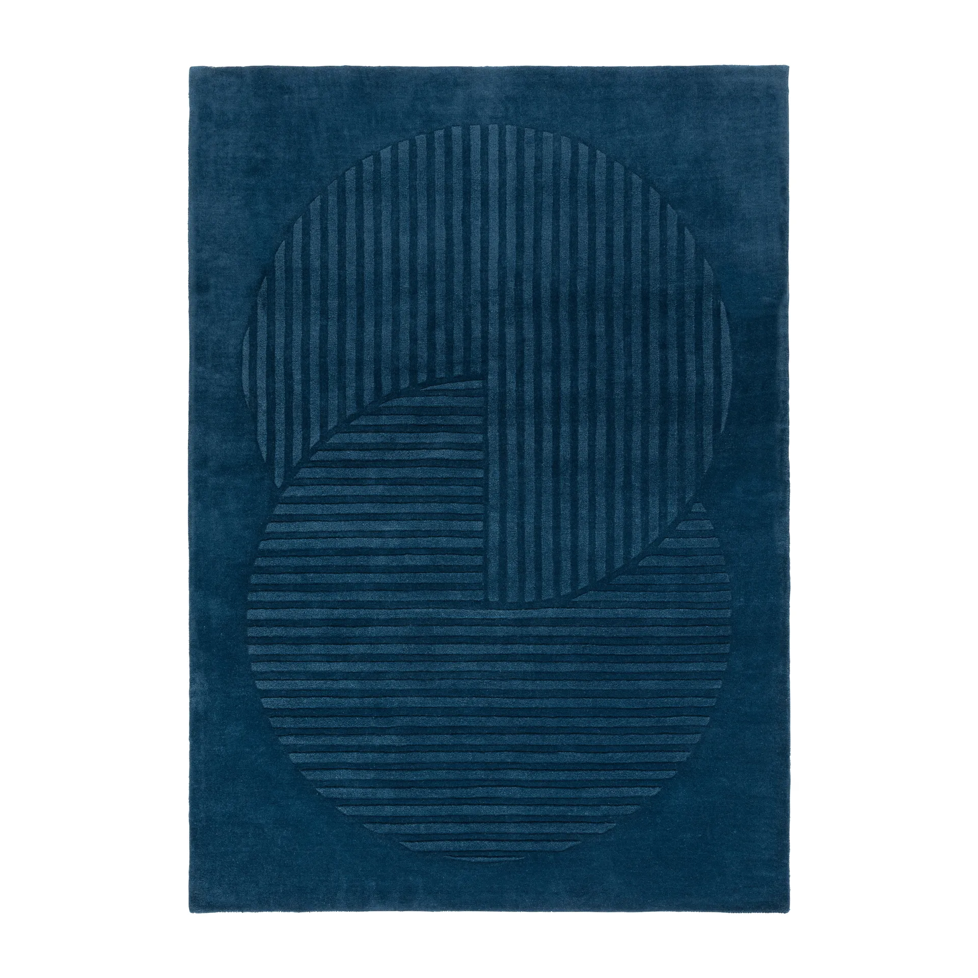 Levels Circles villamatto, Sininen, 200x300 cm NJRD