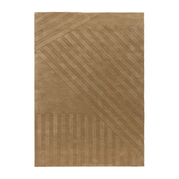 Levels Stripes villamatto - Beige, 170x240 cm - NJRD