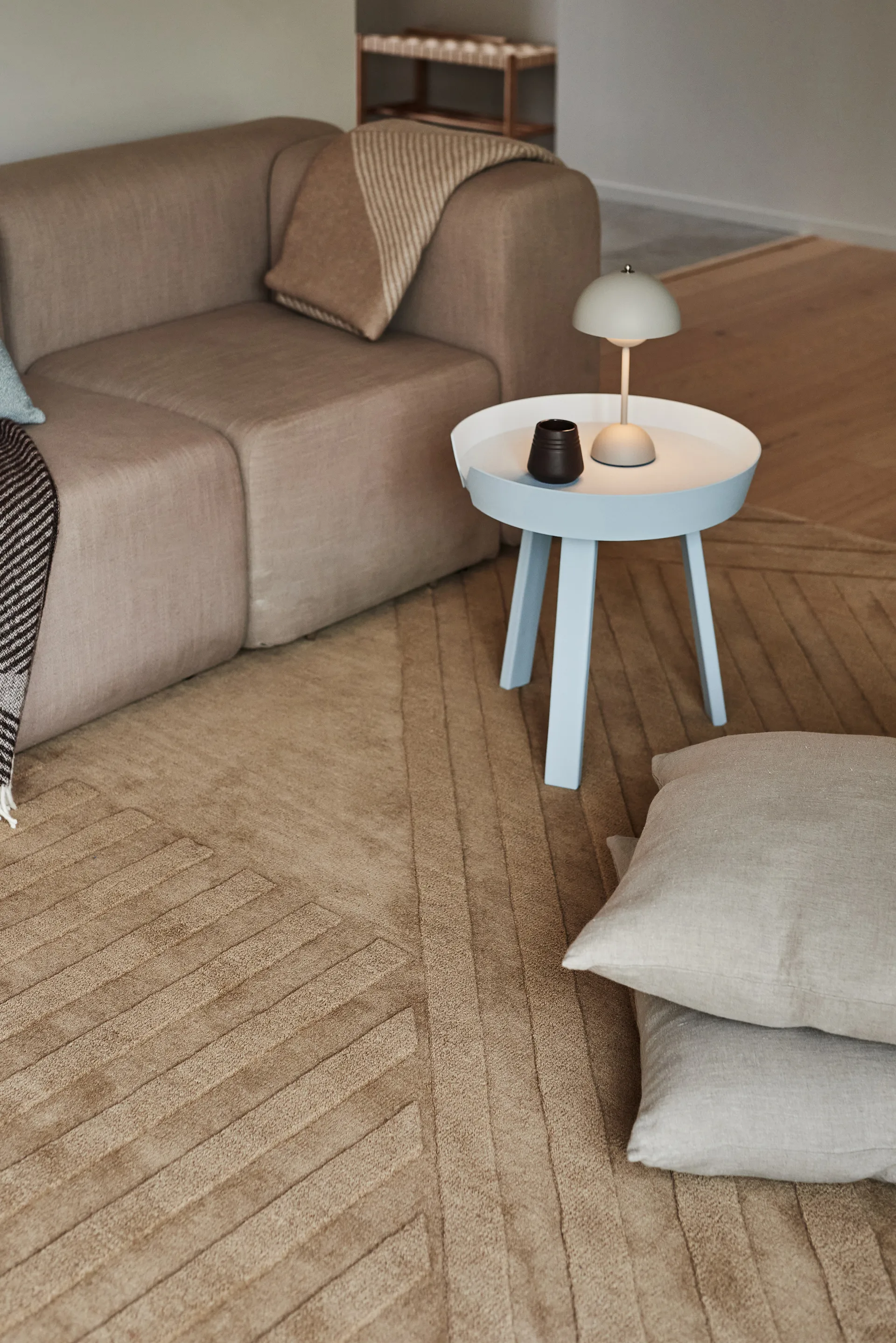 Levels Stripes villamatto, Beige, 200x300 cm NJRD