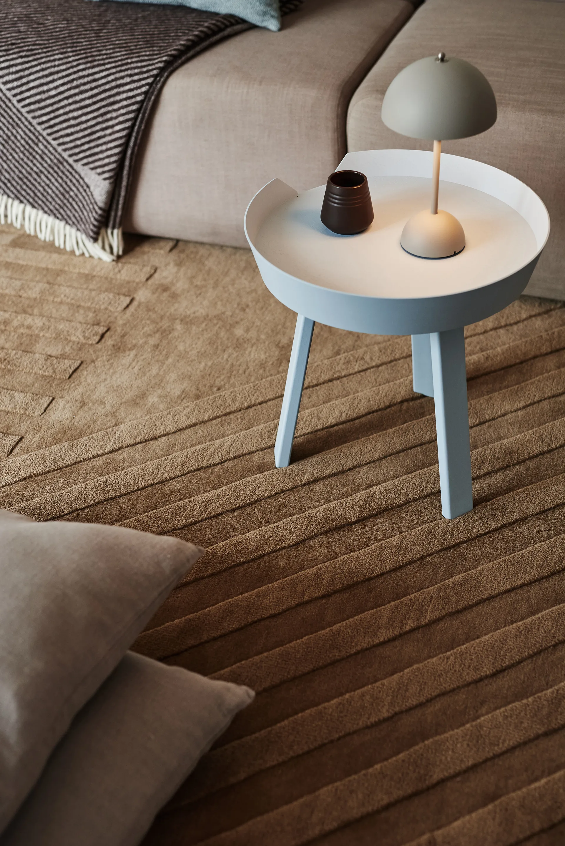 Levels Stripes villamatto, Beige, 200x300 cm NJRD