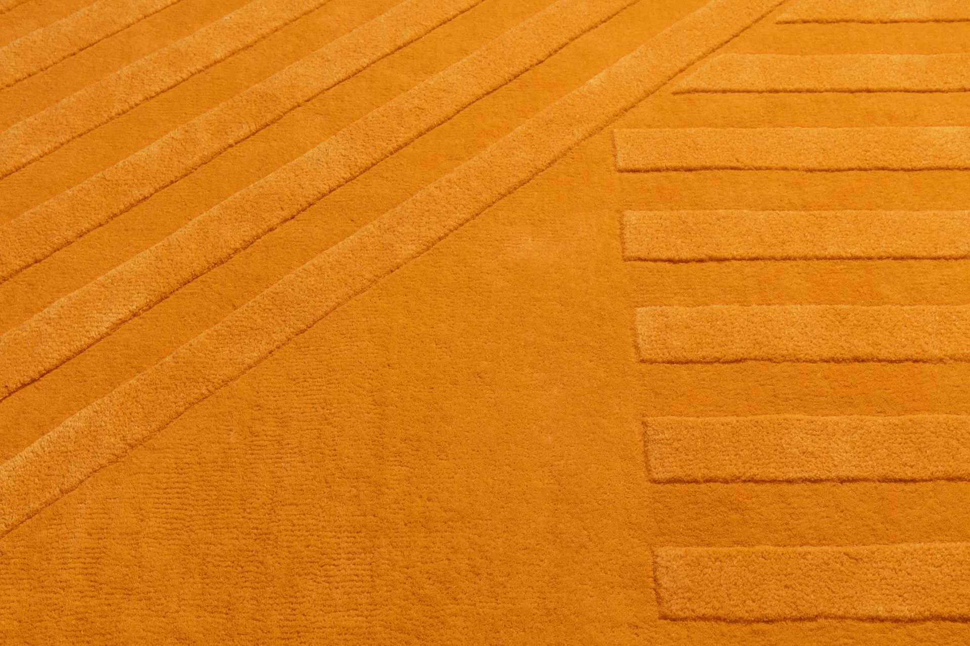 Levels Stripes villamatto, Keltainen, 170x240 cm NJRD