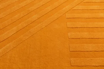 Levels Stripes villamatto - Keltainen, 170x240 cm - NJRD