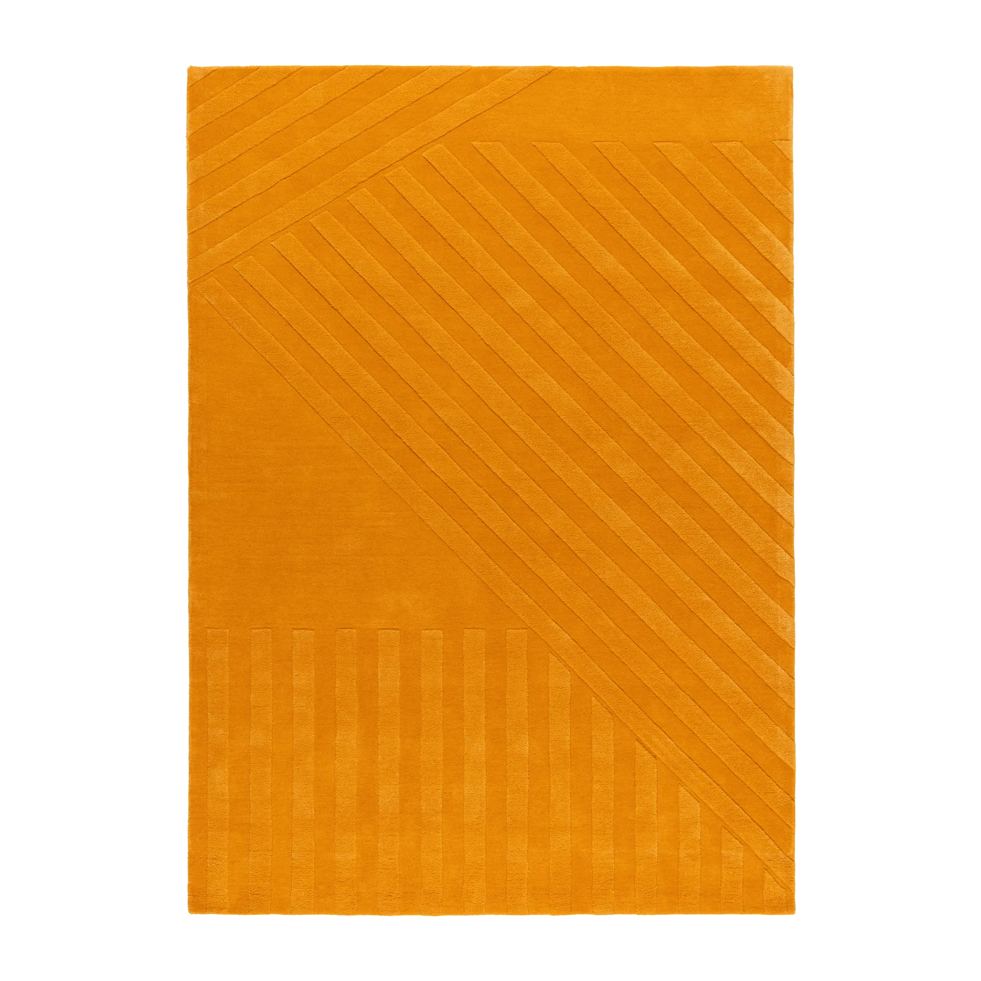 Levels Stripes villamatto, Keltainen, 200x300 cm NJRD