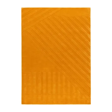 Levels Stripes villamatto - Keltainen, 200x300 cm - NJRD