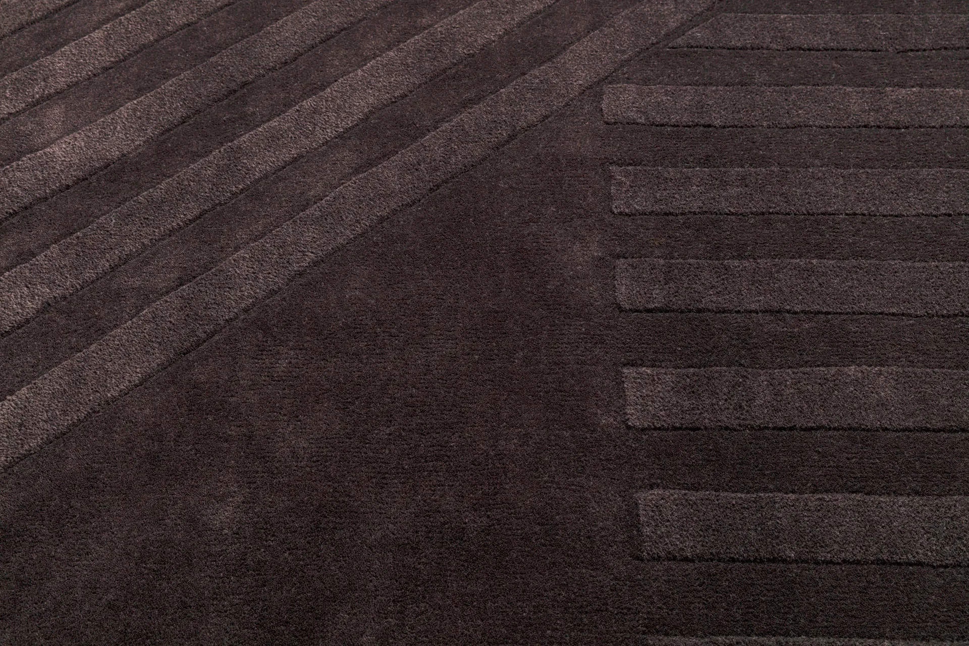 Levels Stripes villamatto, Ruskea, 200x300 cm NJRD