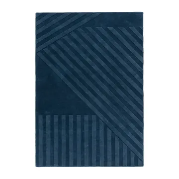 Levels Stripes villamatto - Sininen, 170x240 cm - NJRD