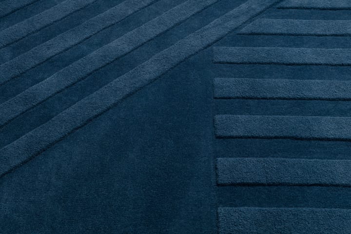 Levels villamatto stripes sininen, 170x240 cm NJRD